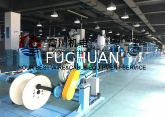 Machine d'extrusion de fil de câble de Fuchuan pour la chaîne de production automatique de expulsion de fil de PVC
